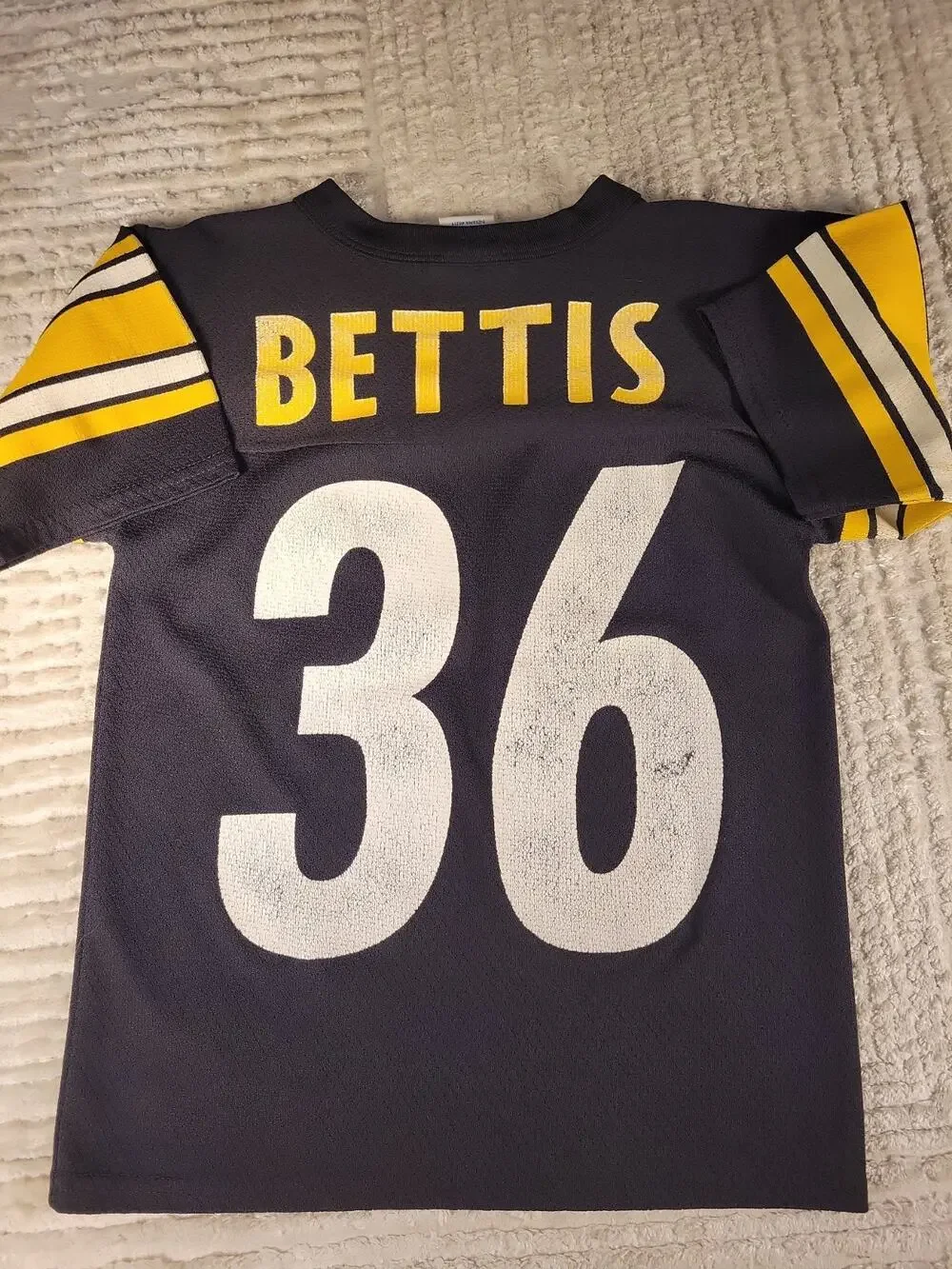 Jerome Bettis Pittsburgh Steelers Football Jersey Youth Small Boys Kids Children